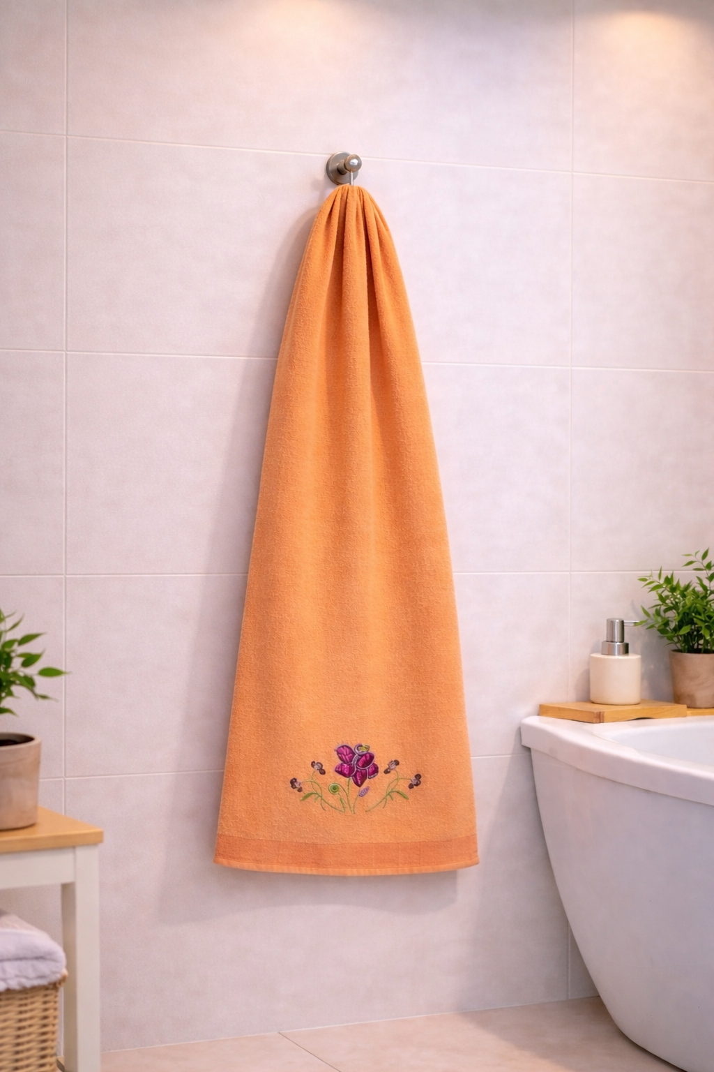 Premium  JaffaVelvet Cotton  Emb Towel