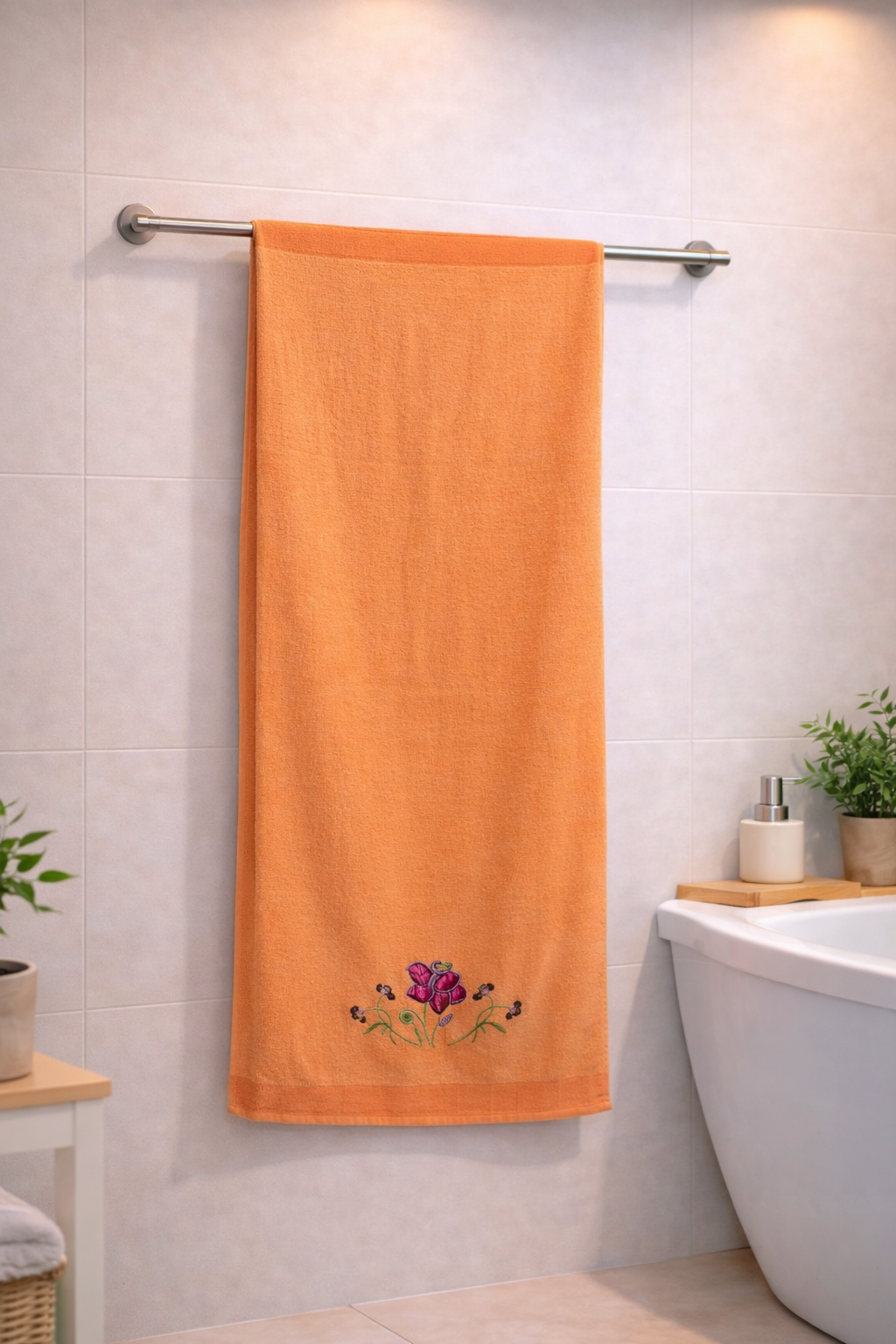 Premium  JaffaVelvet Cotton  Emb Towel