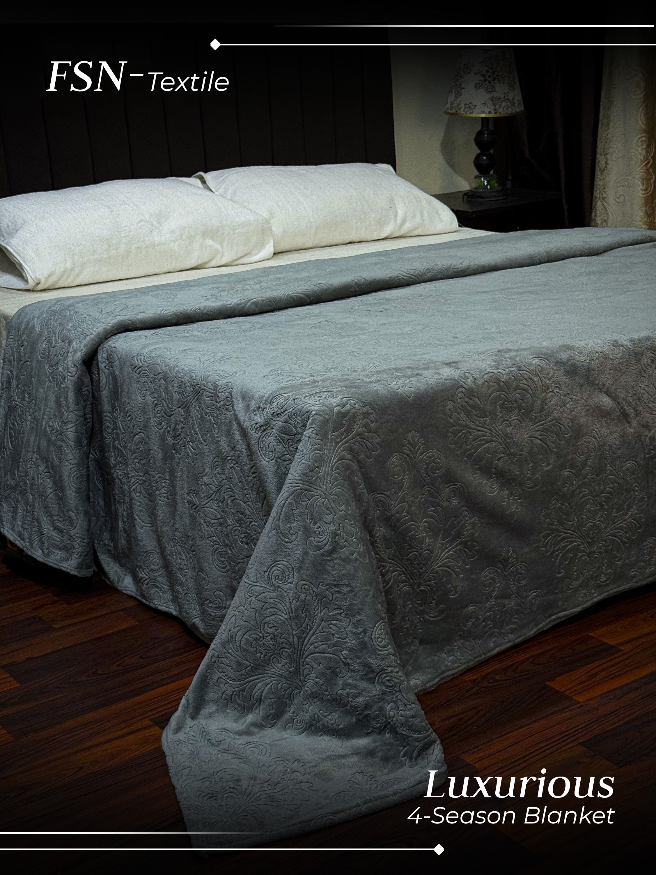 Luxury 4 season AC Emboss Fleece Blanket