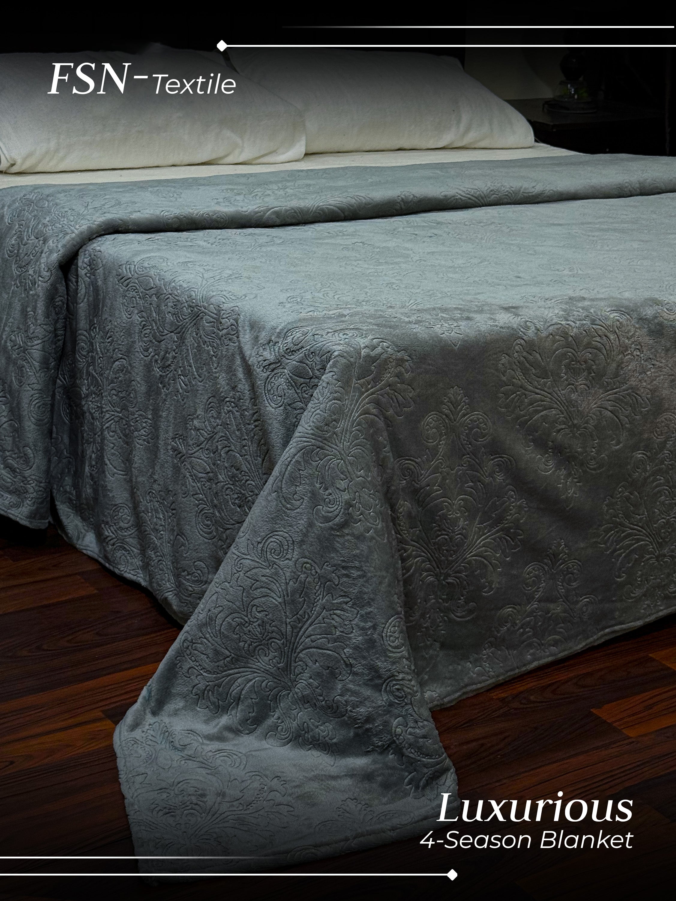 Luxury 4 season AC Emboss Fleece Blanket