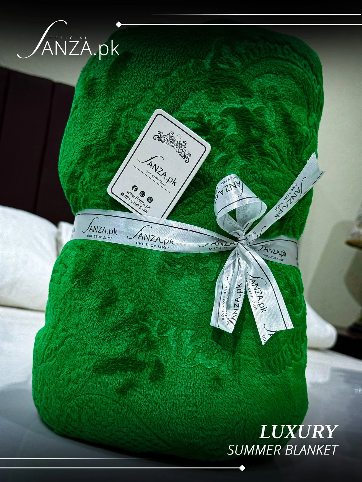 Green Luxury AC Emboss Fleece Blanket