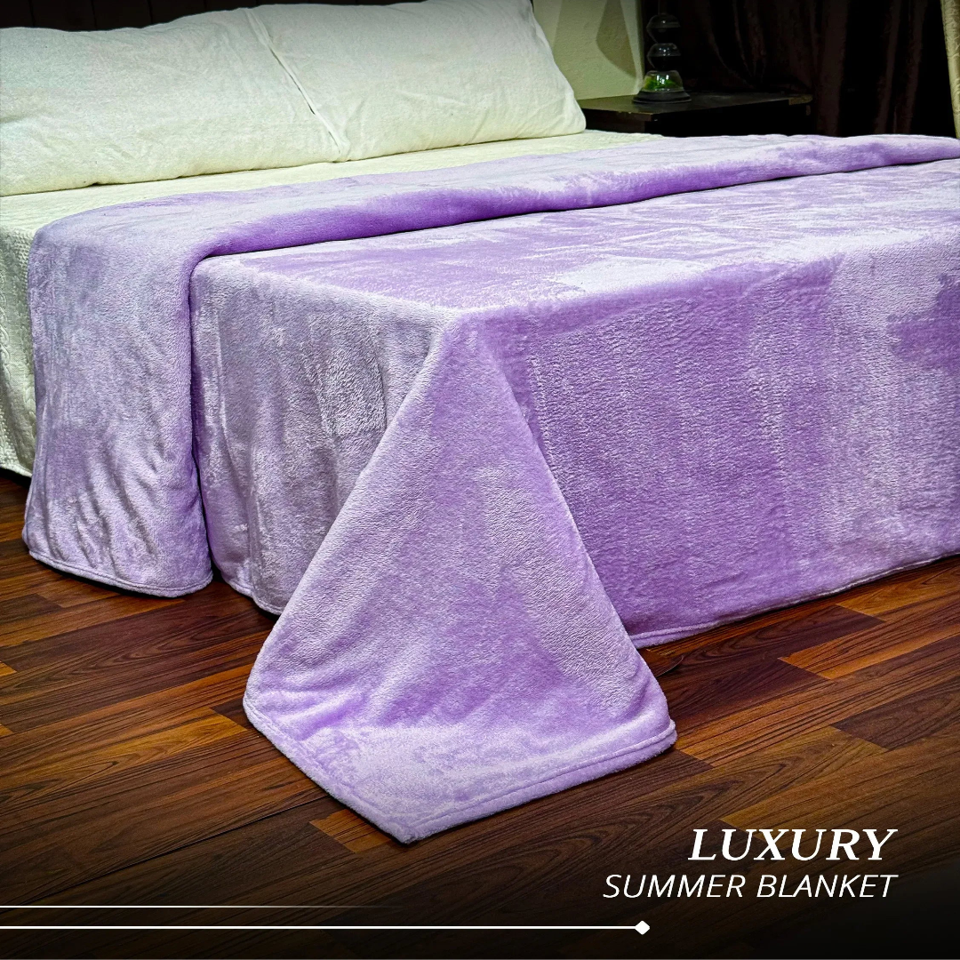 Luxury 4 Season AC Dyed Funnel Blanket in Coral Fleece