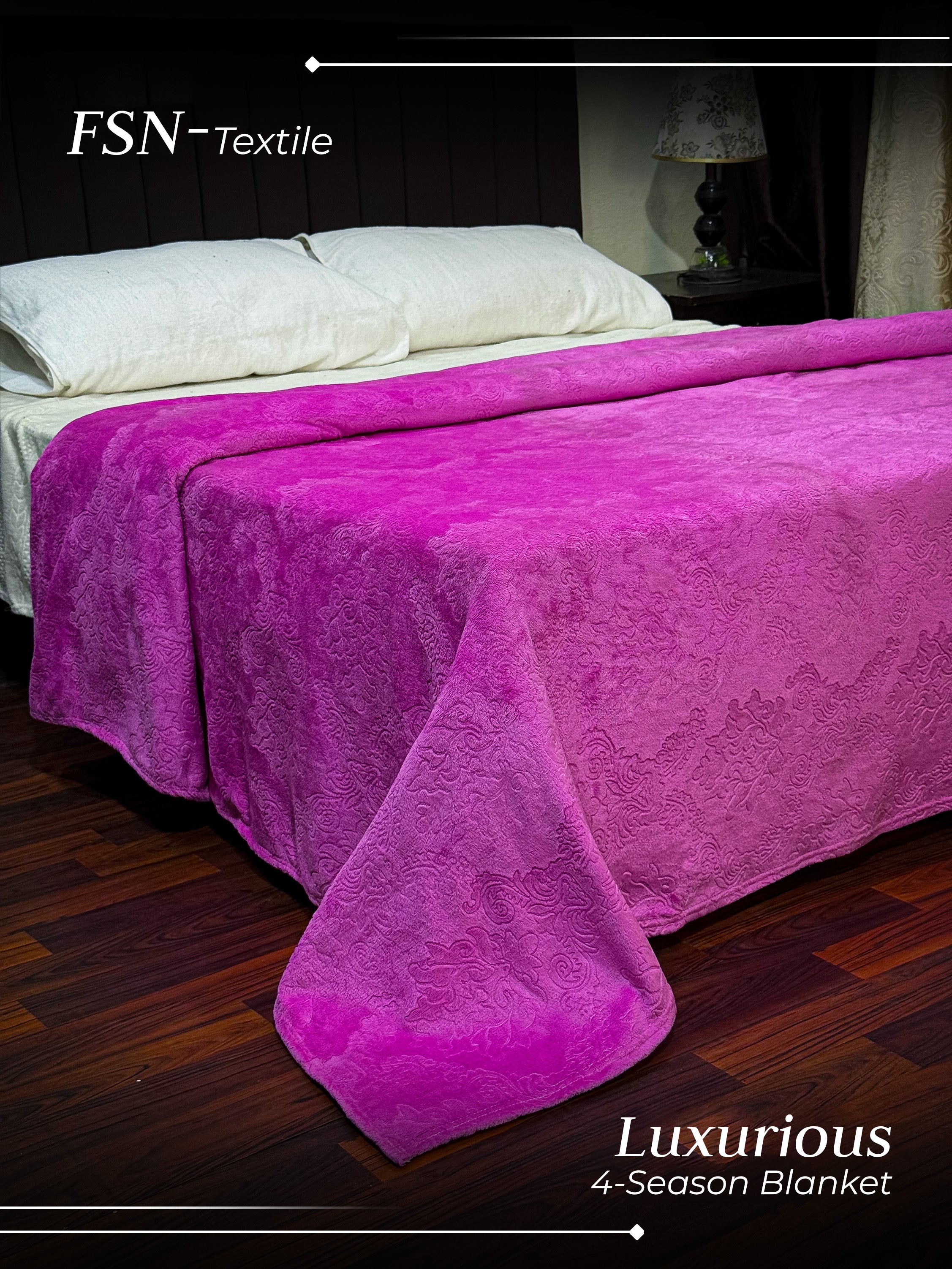 Luxury 4 Season AC Emboss Fleece Blanket