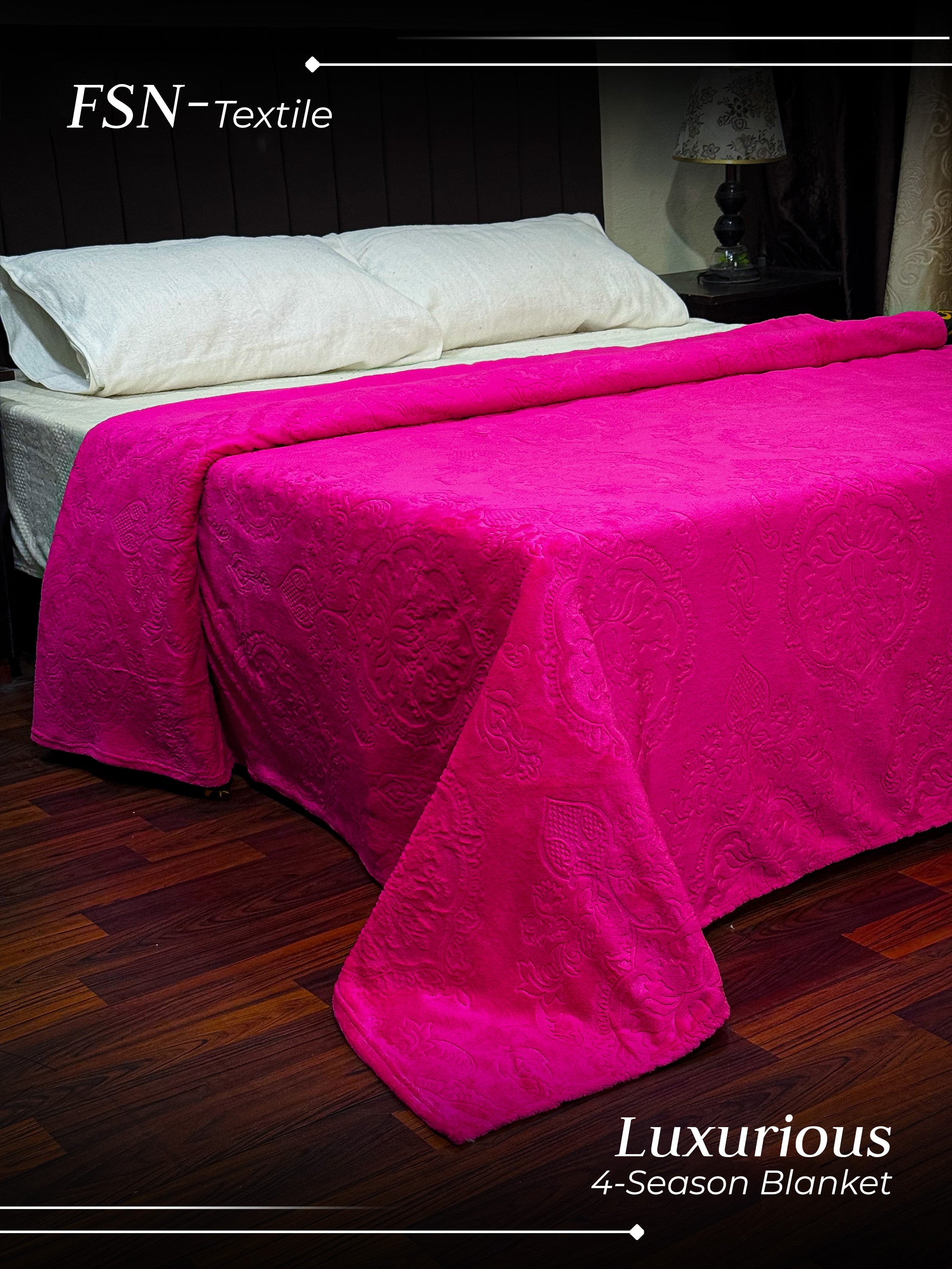 Luxury 4 season Embossed Summer AC Flees Blanket