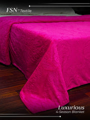 Luxury 4 season Embossed Summer AC Flees Blanket