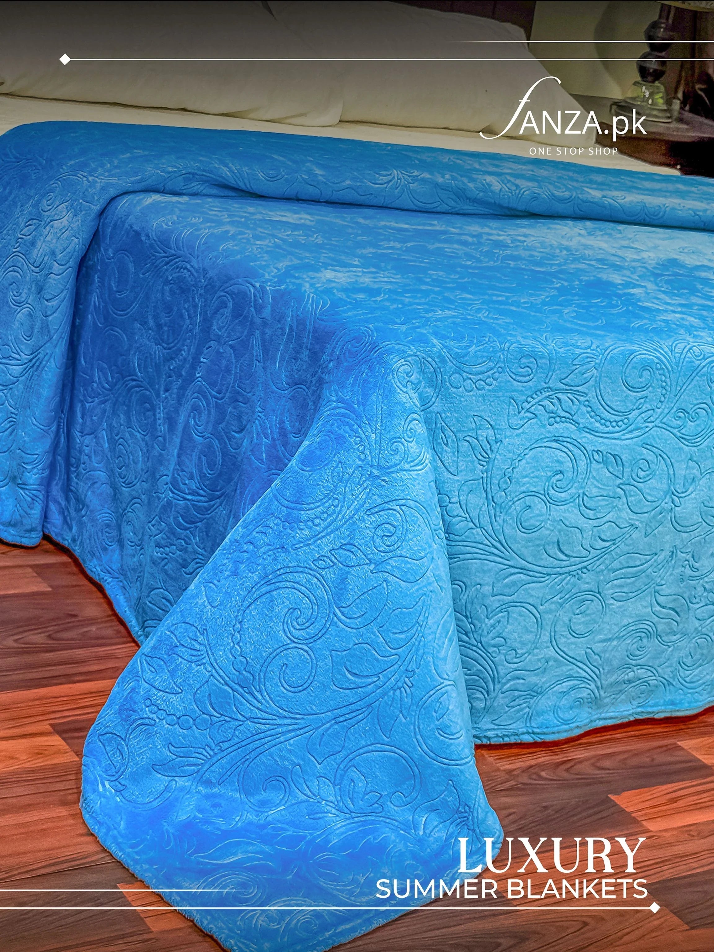 Luxury 4 season AC Emboss Fleece Blanket