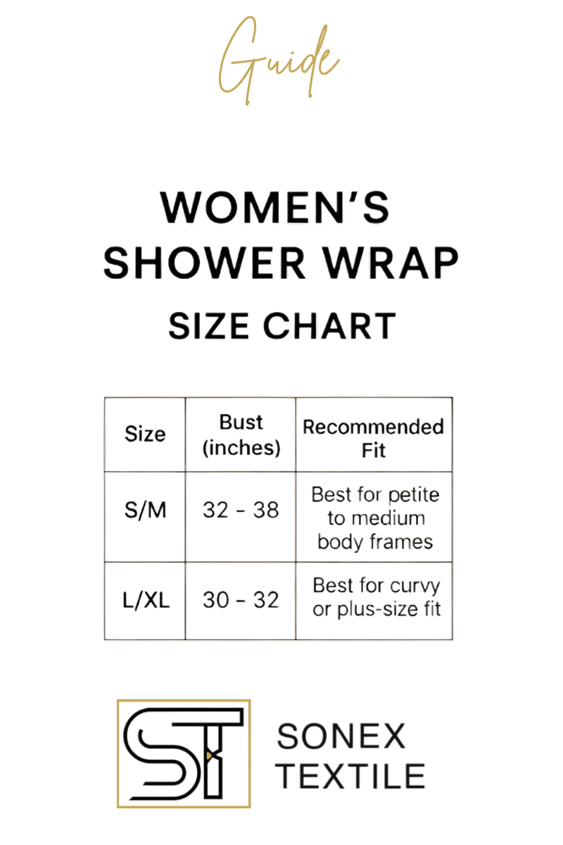 White Velvet Shower Wrap with hair turbi | 100% absorption | for Ladies