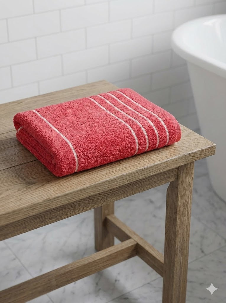 Premium Velvet Cotton  Emb Towel