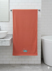 Premium Velvet Cotton  Emb Towel