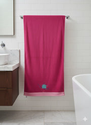 Premium Velvet Cotton  Emb Towel