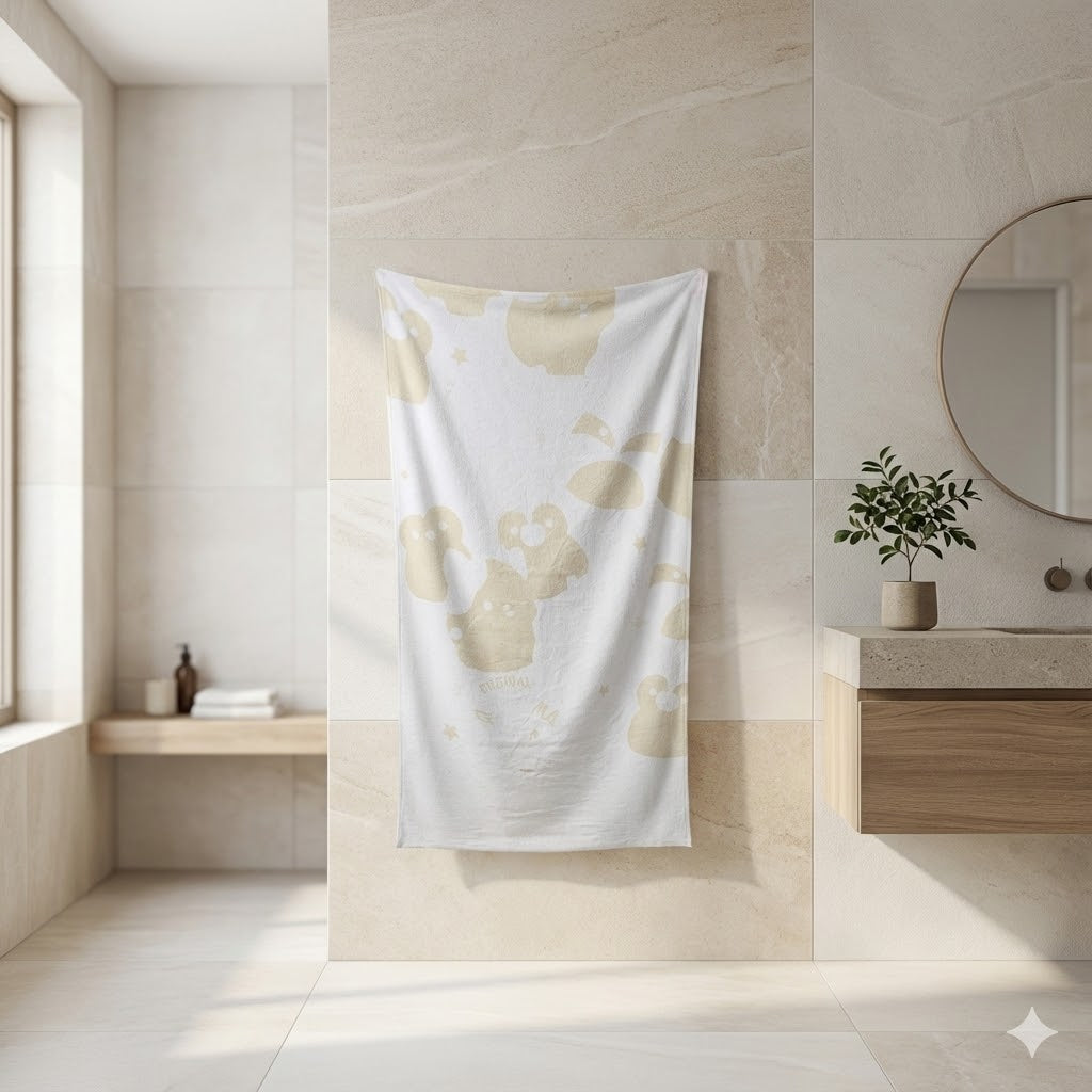 Premium Printed Towels – 100% Micro Cotton for Kids