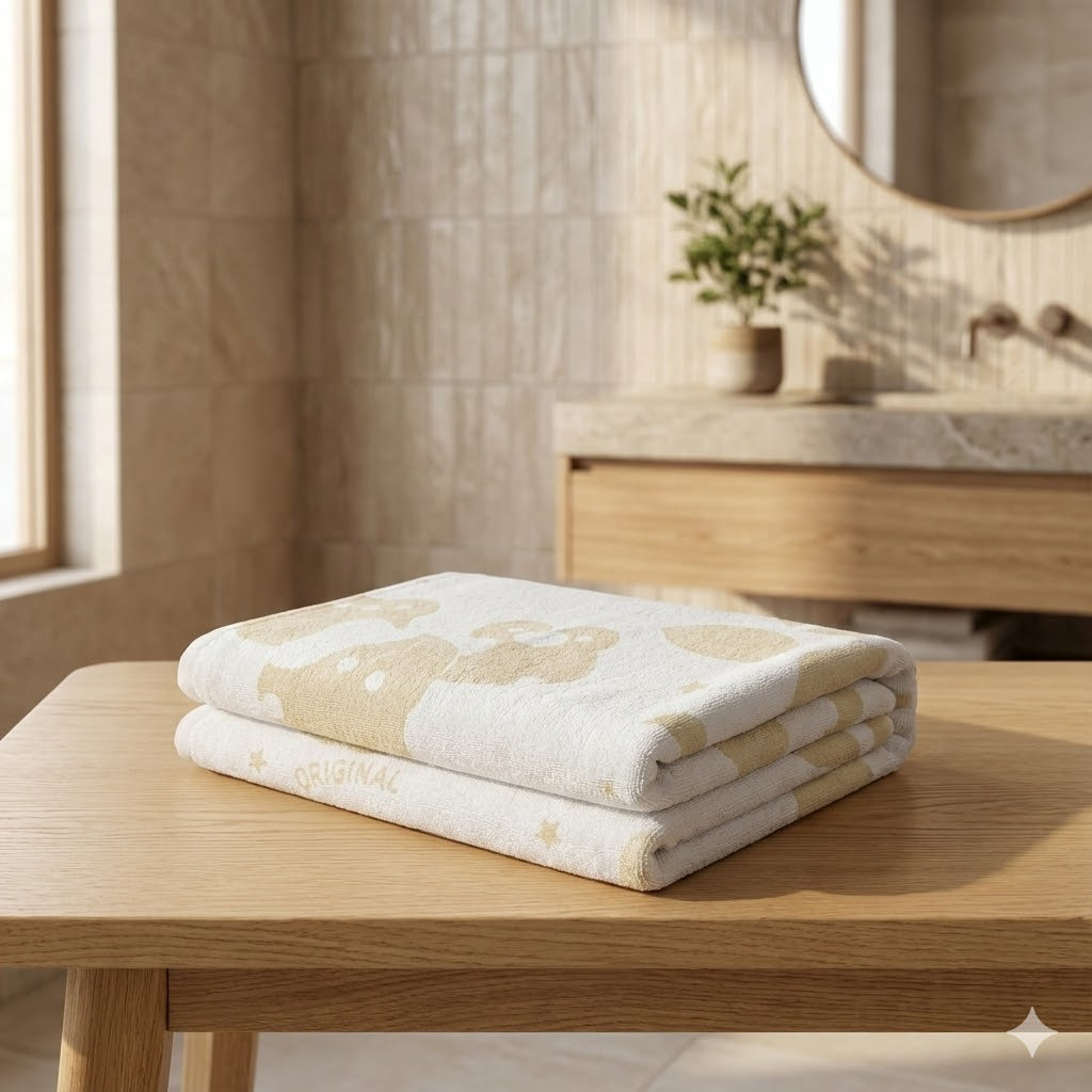 Premium Printed Towels – 100% Micro Cotton for Kids