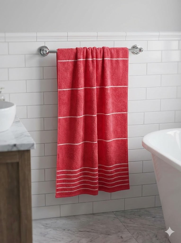 Premium Velvet Cotton  Emb Towel