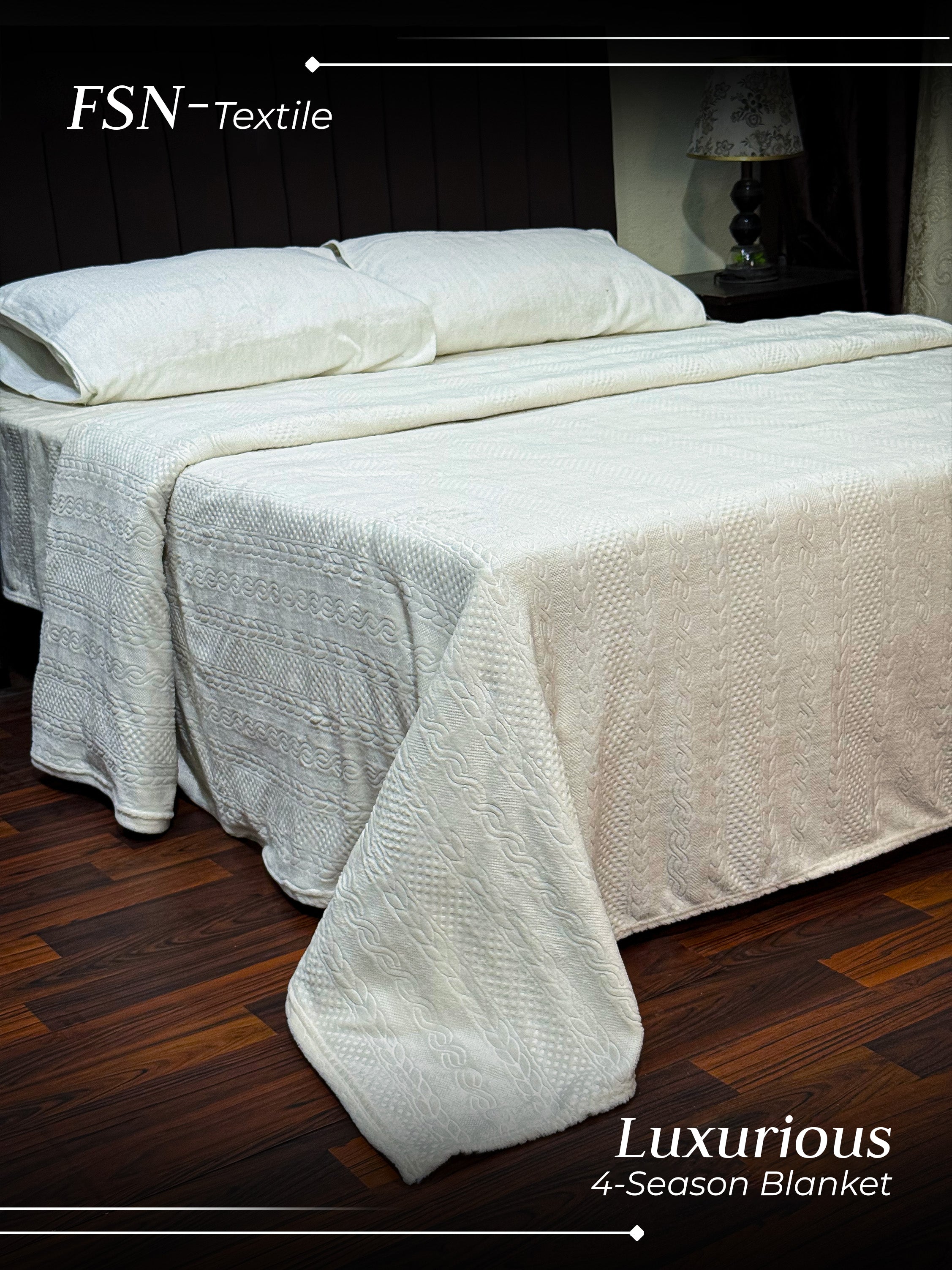 Luxury 4 season AC Emboss Fleece Blanket
