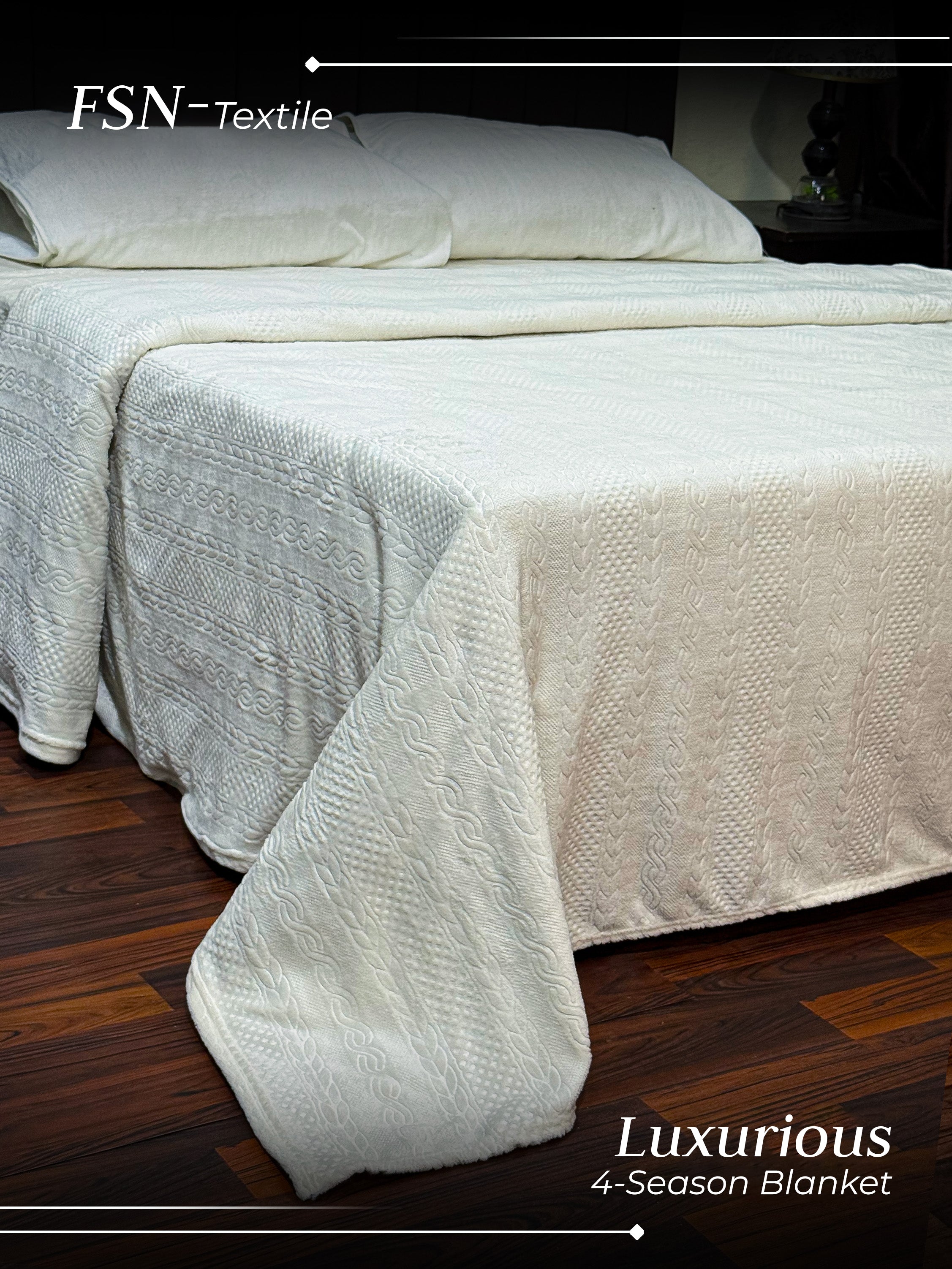 Luxury 4 season AC Emboss Fleece Blanket