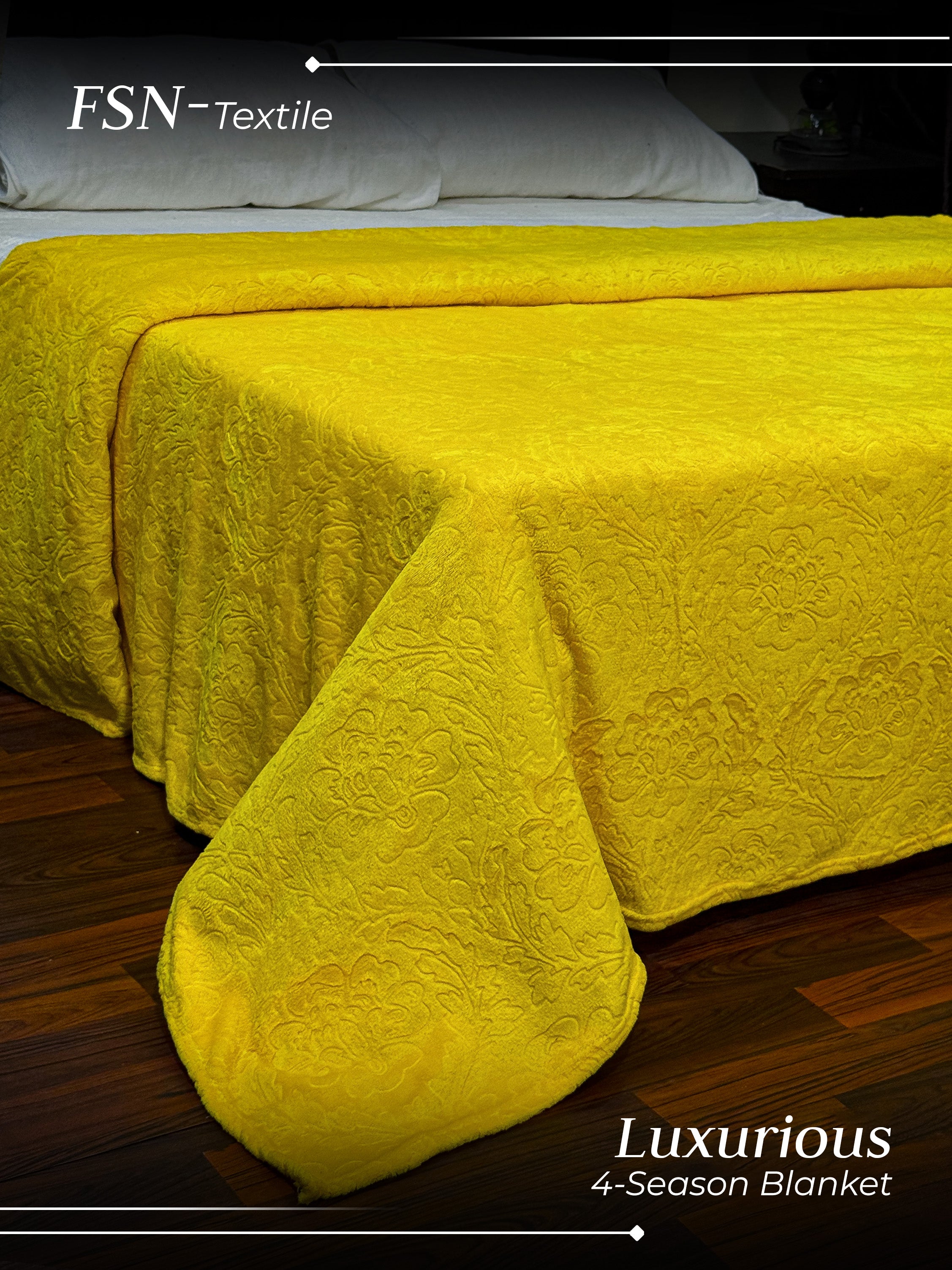 Luxury 4 season AC Emboss Fleece Blanket